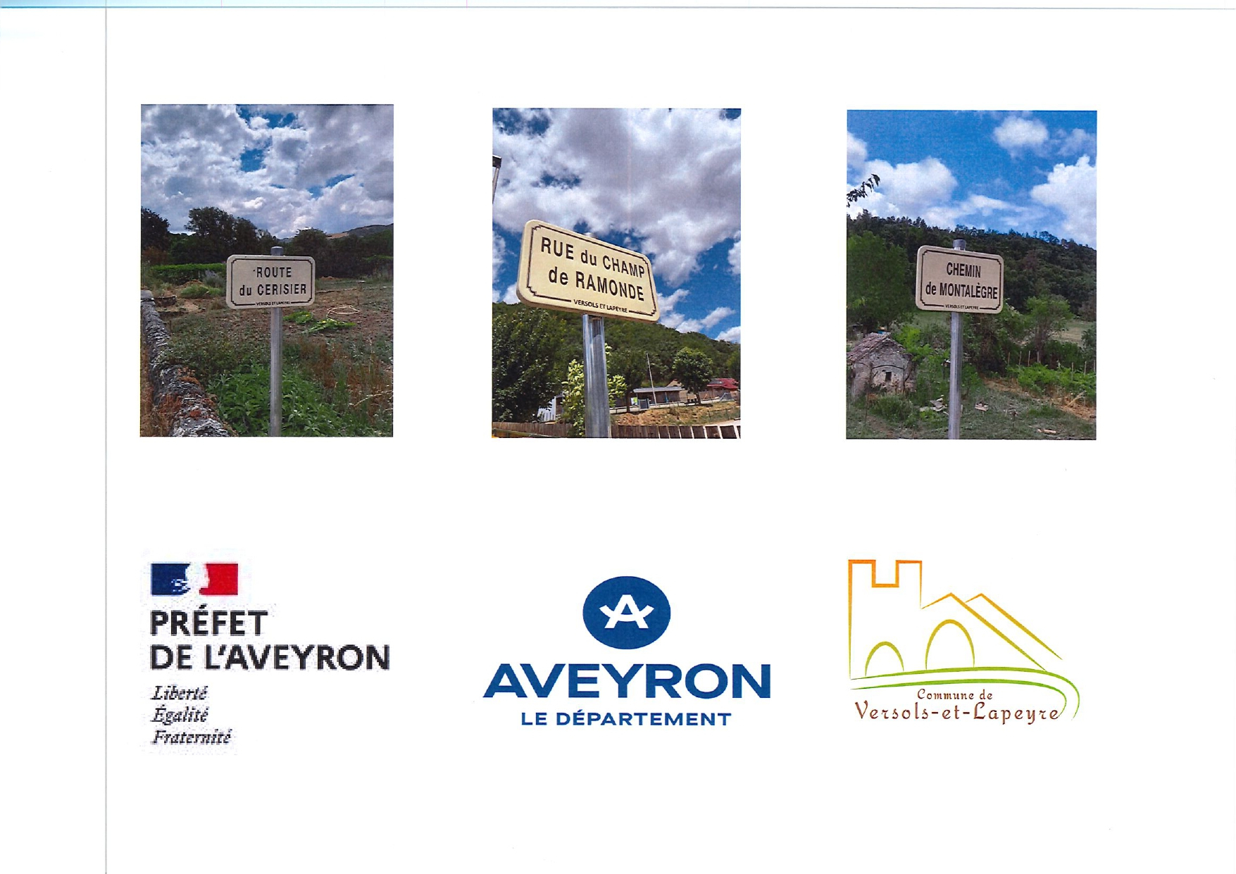 Lire la suite à propos de l’article Adressage de la commune de Versols et Lapeyre